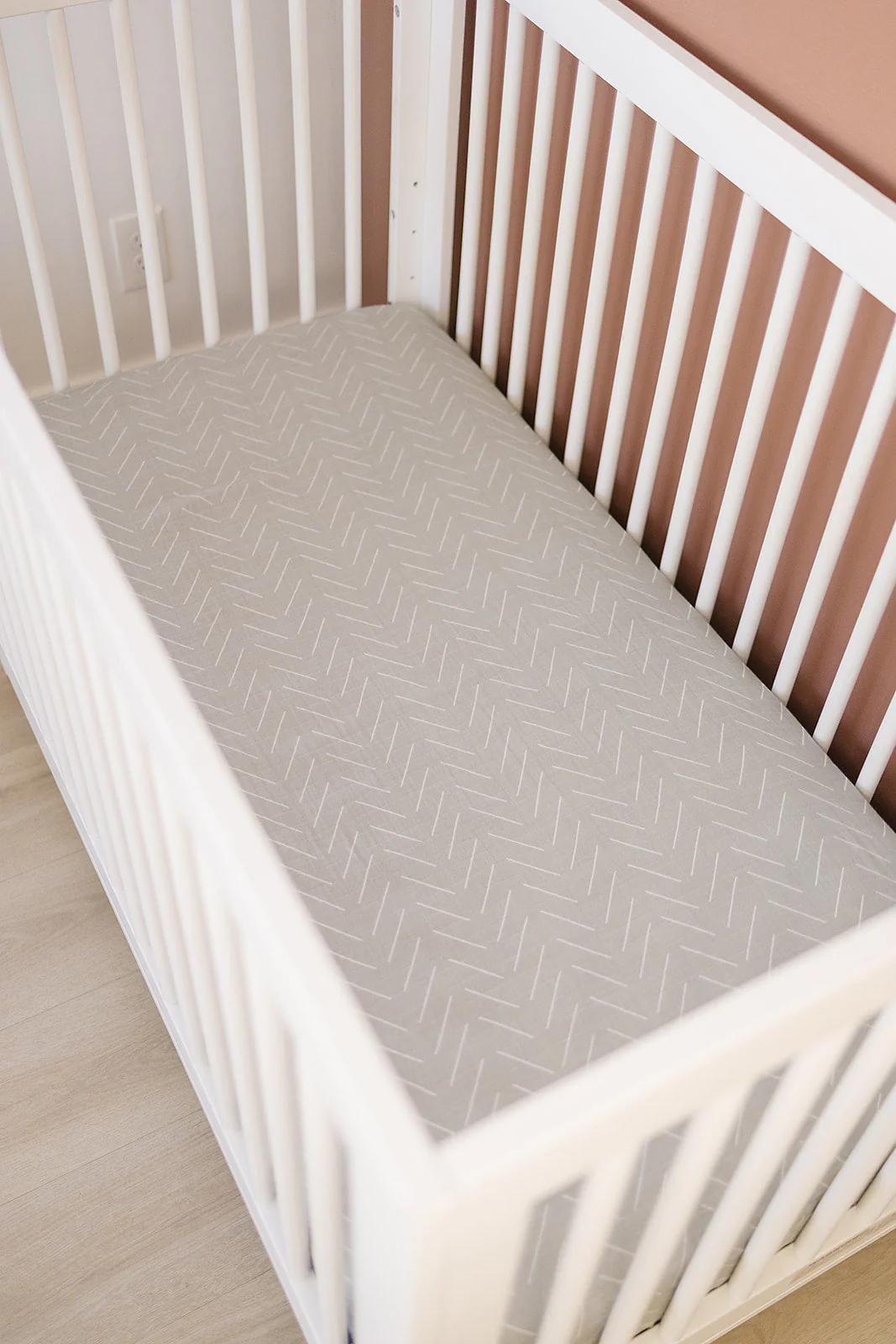 Desert Sage Muslin Crib Sheet - Image 3