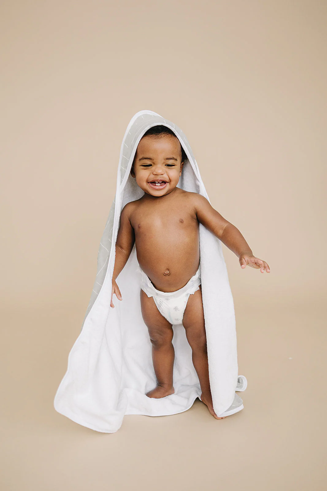 Desert Sage Muslin Hooded Towel - Image 3