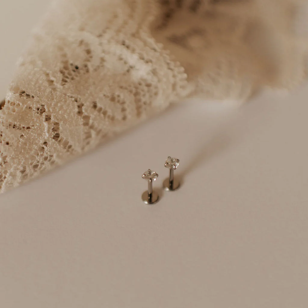 Diamond Flat Back Studs - Image 3