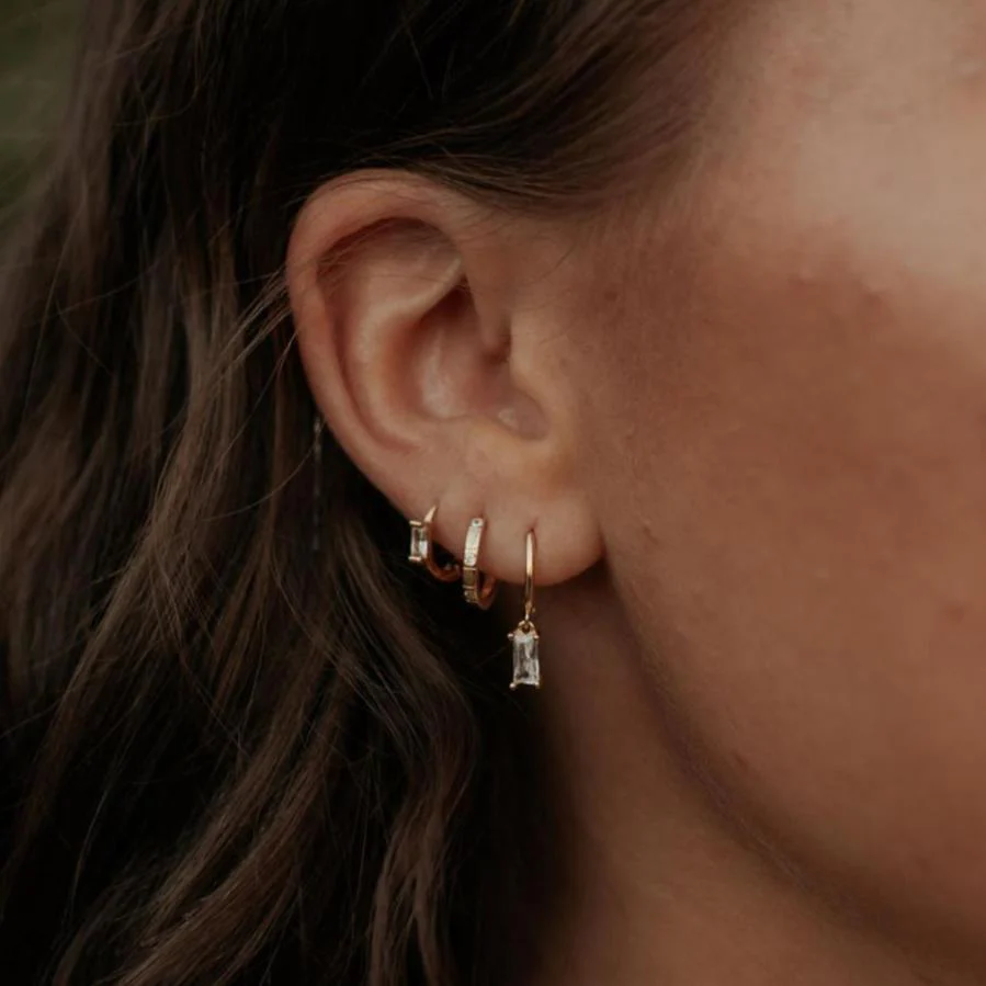 Diana Diamond Hoops - Image 2