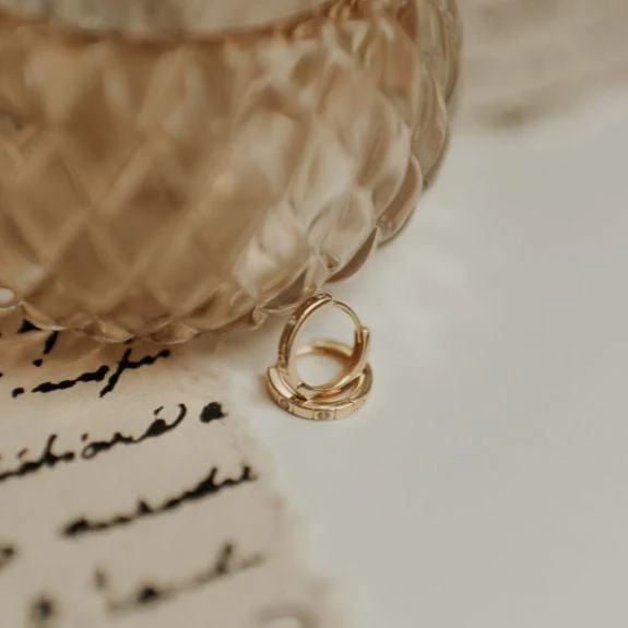 Diana Diamond Hoops - Image 3