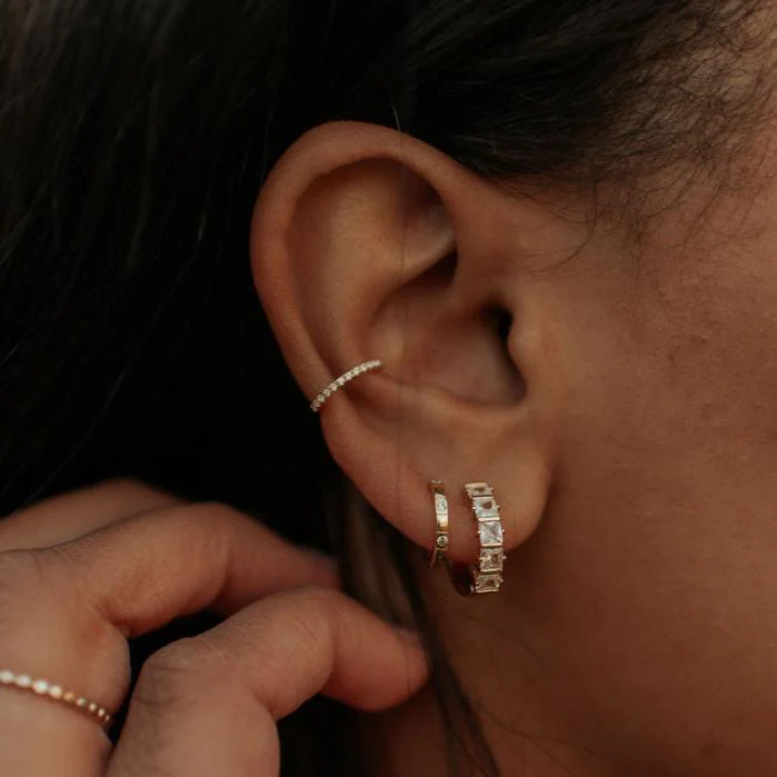 Diana Diamond Hoops - Image 4