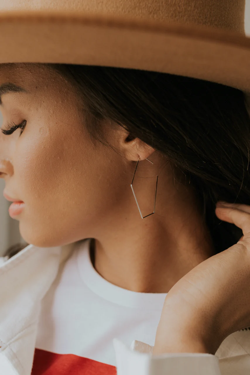 Doing Fine Hexagon Earrings