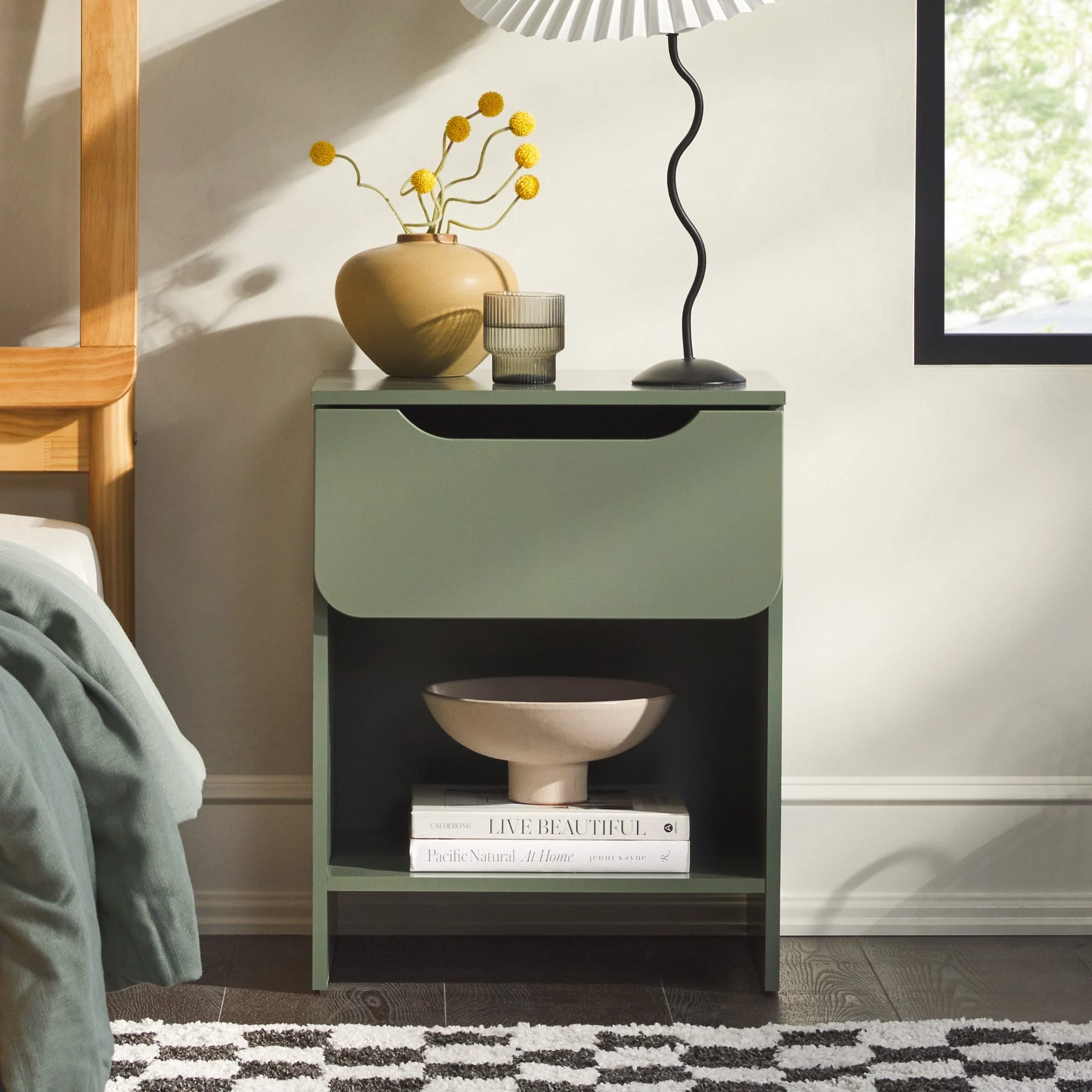 Domm Modern 1-Drawer Nightstand - Image 11