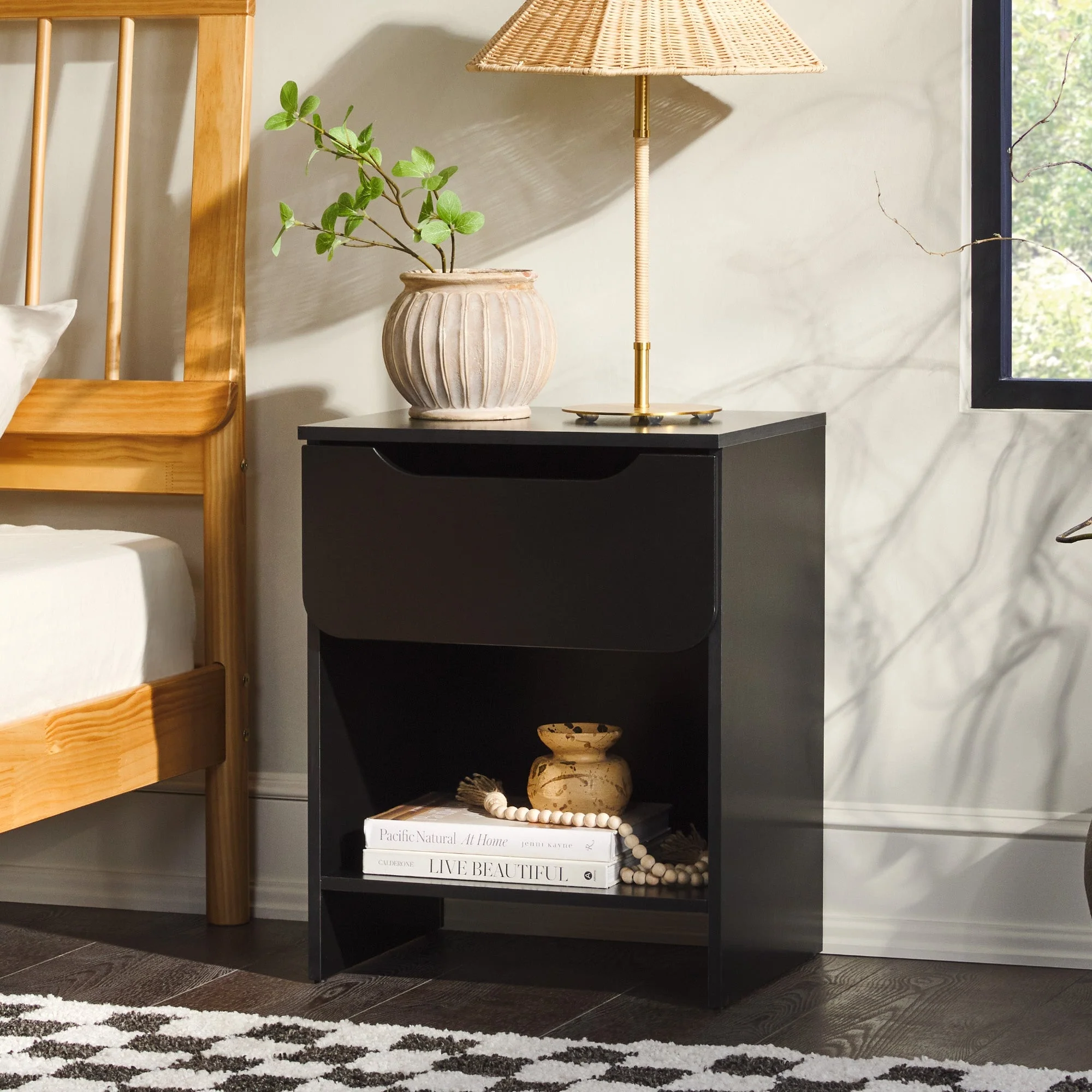 Domm Modern 1-Drawer Nightstand - Image 17