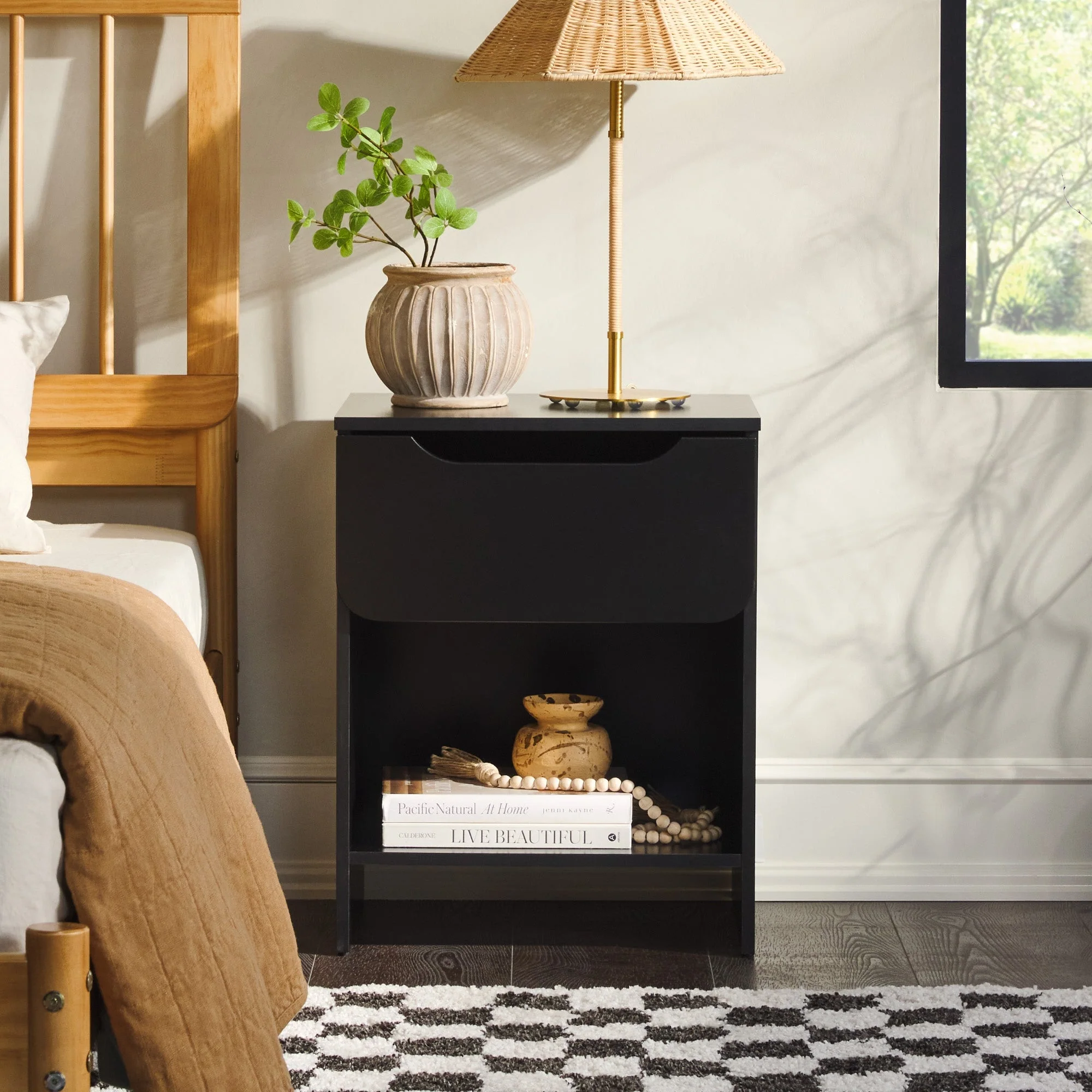 Domm Modern 1-Drawer Nightstand - Image 18
