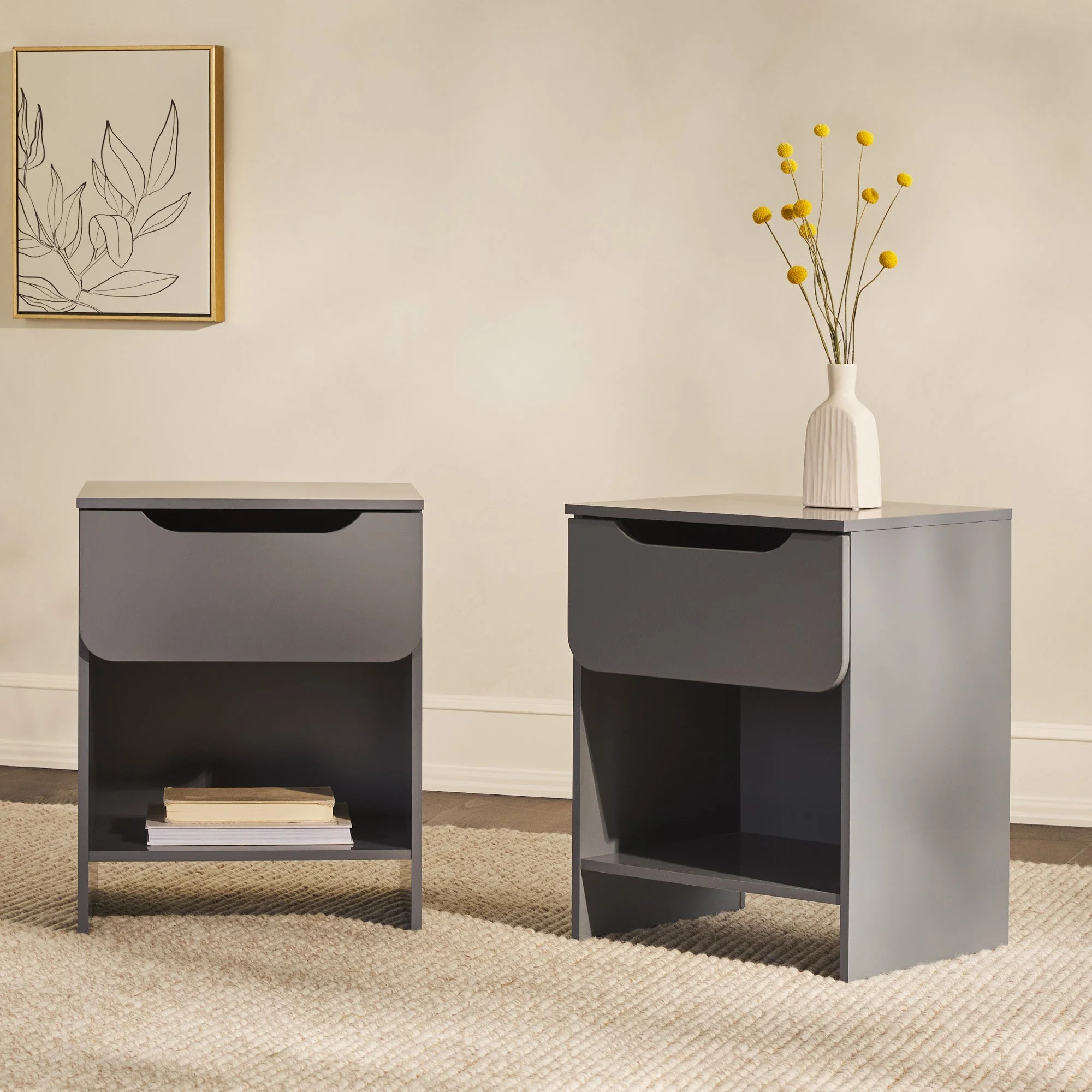 Domm Modern 1-Drawer Nightstand - Image 31