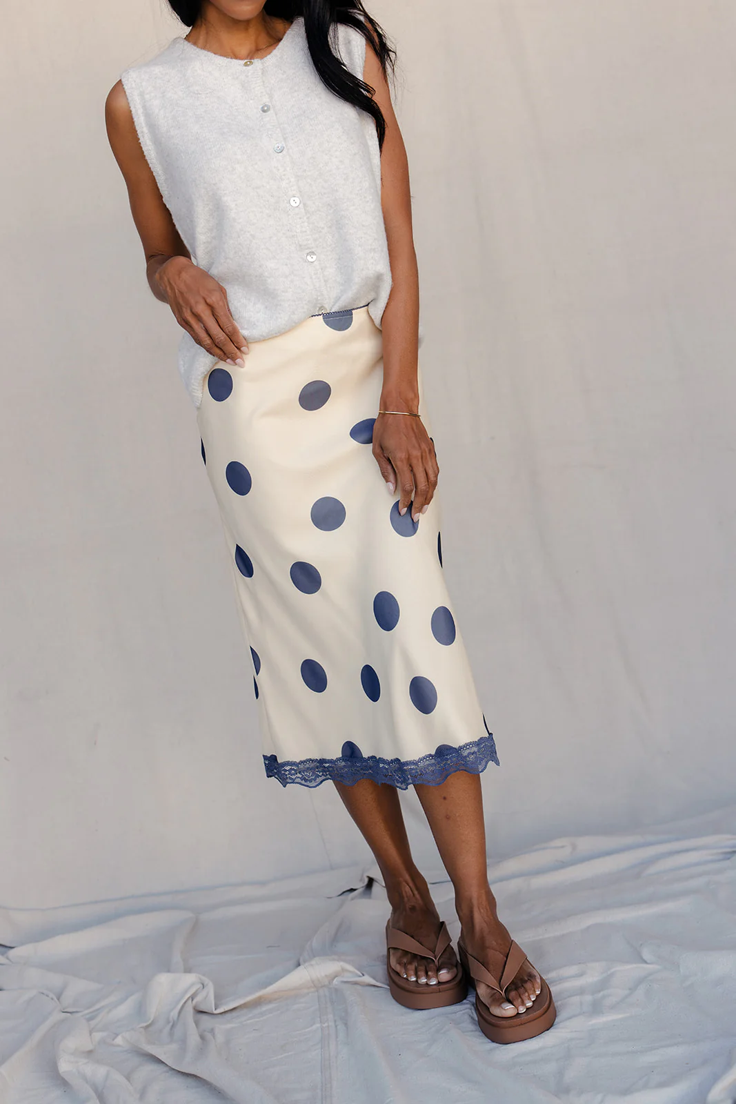 Dotted Darling Midi Skirt - Image 3