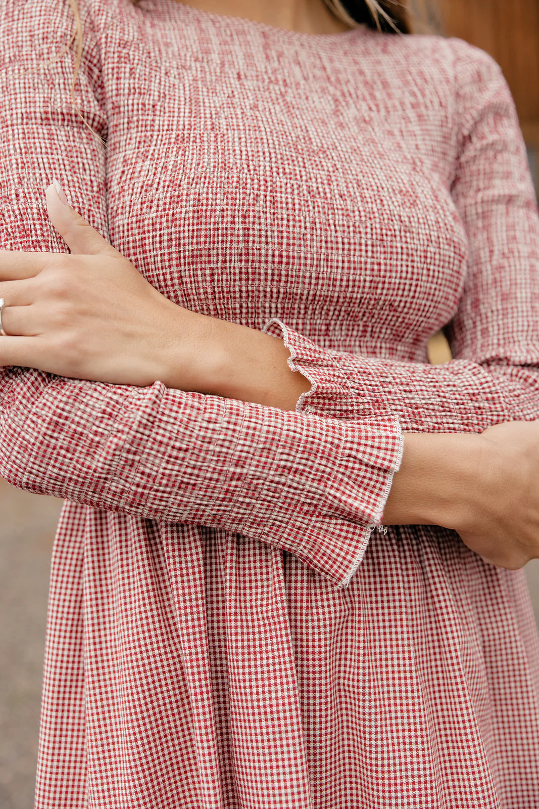 Dustland Dreams Gingham Dress - Image 3