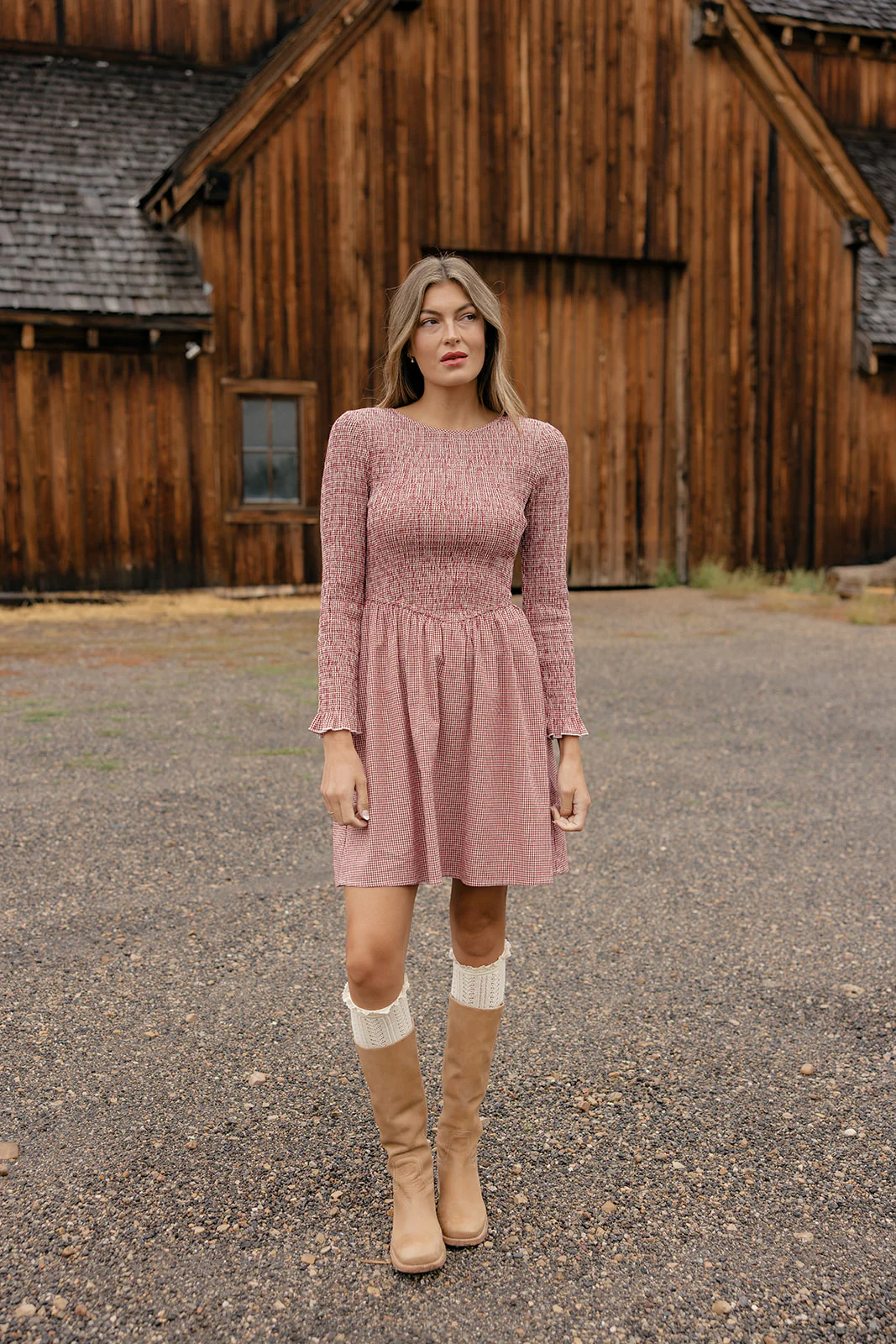 Dustland Dreams Gingham Dress - Image 4