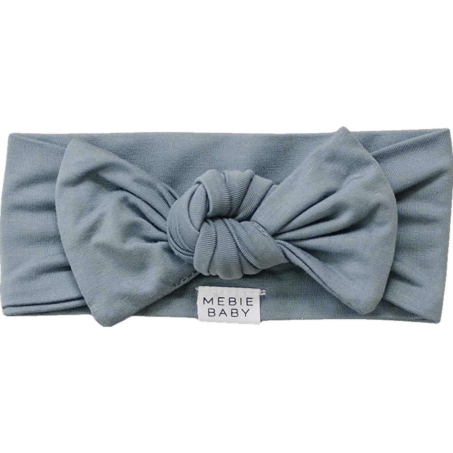 Dusty Blue Bamboo Head Wrap - Image 3