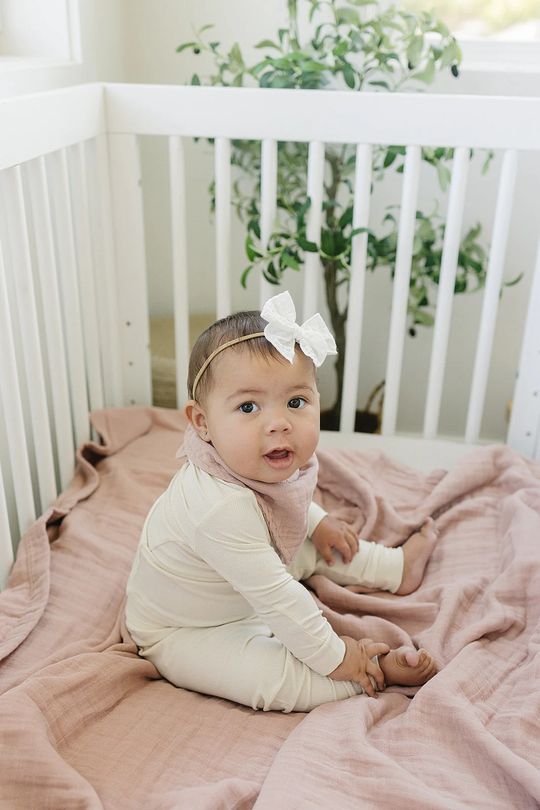 Dusty Rose Muslin Quilt - Image 2