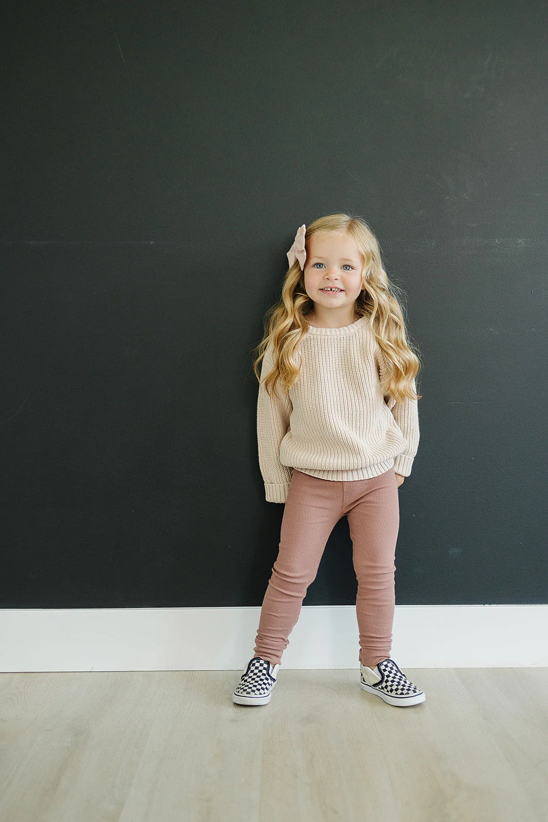 Dusty Rose Organic Leggings - Image 2