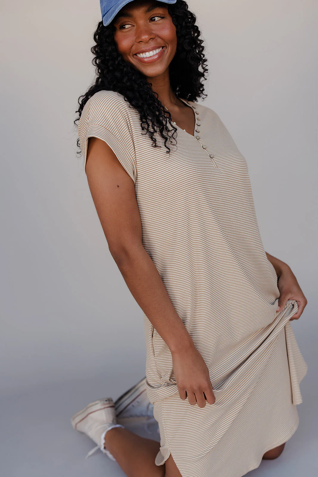 Earthbound Casual Midi Dress - Image 3