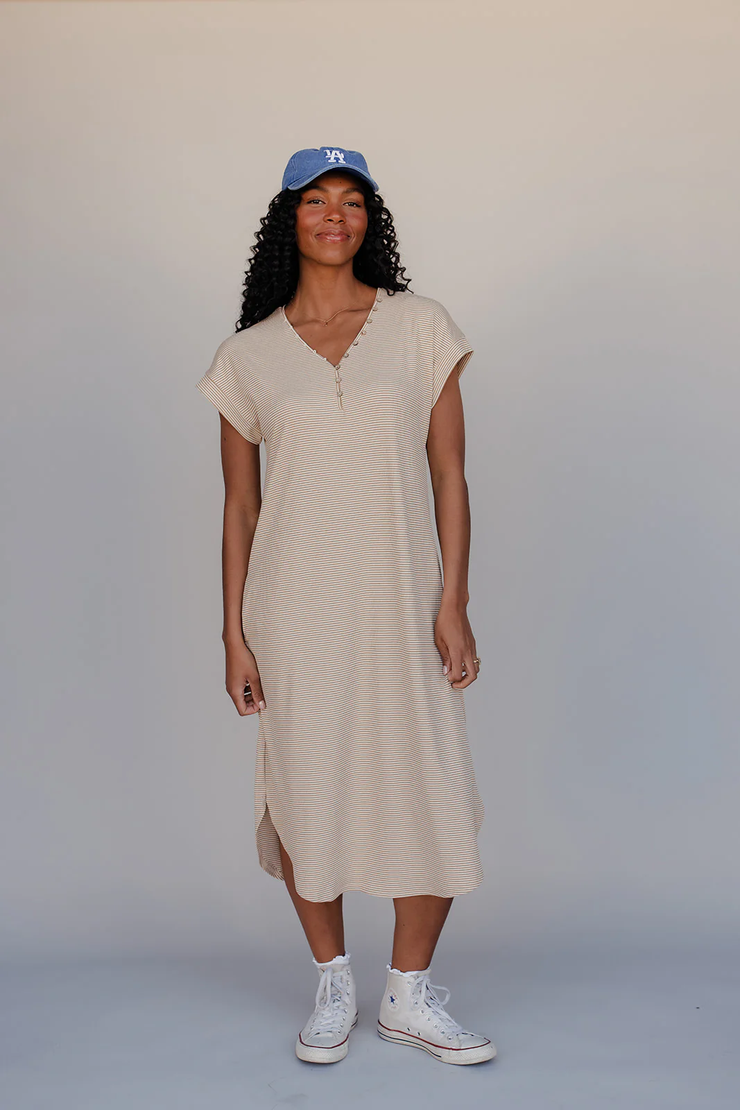 Earthbound Casual Midi Dress - Image 4