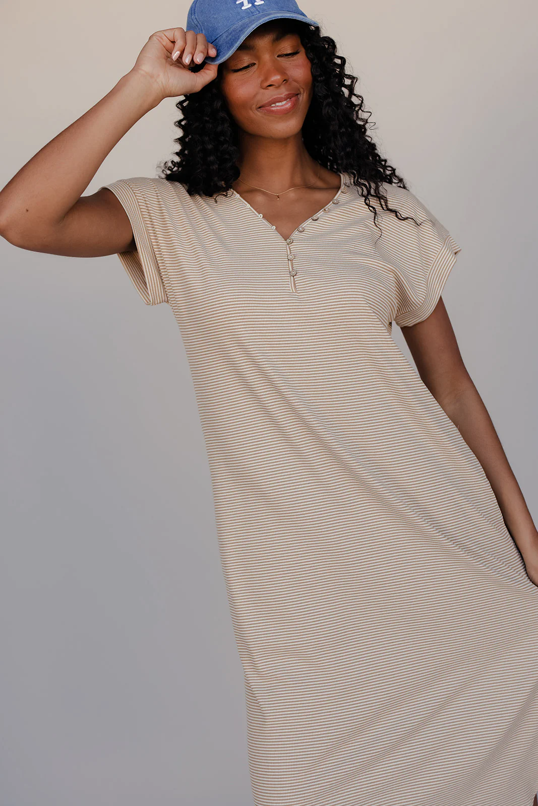 Earthbound Casual Midi Dress - Image 7
