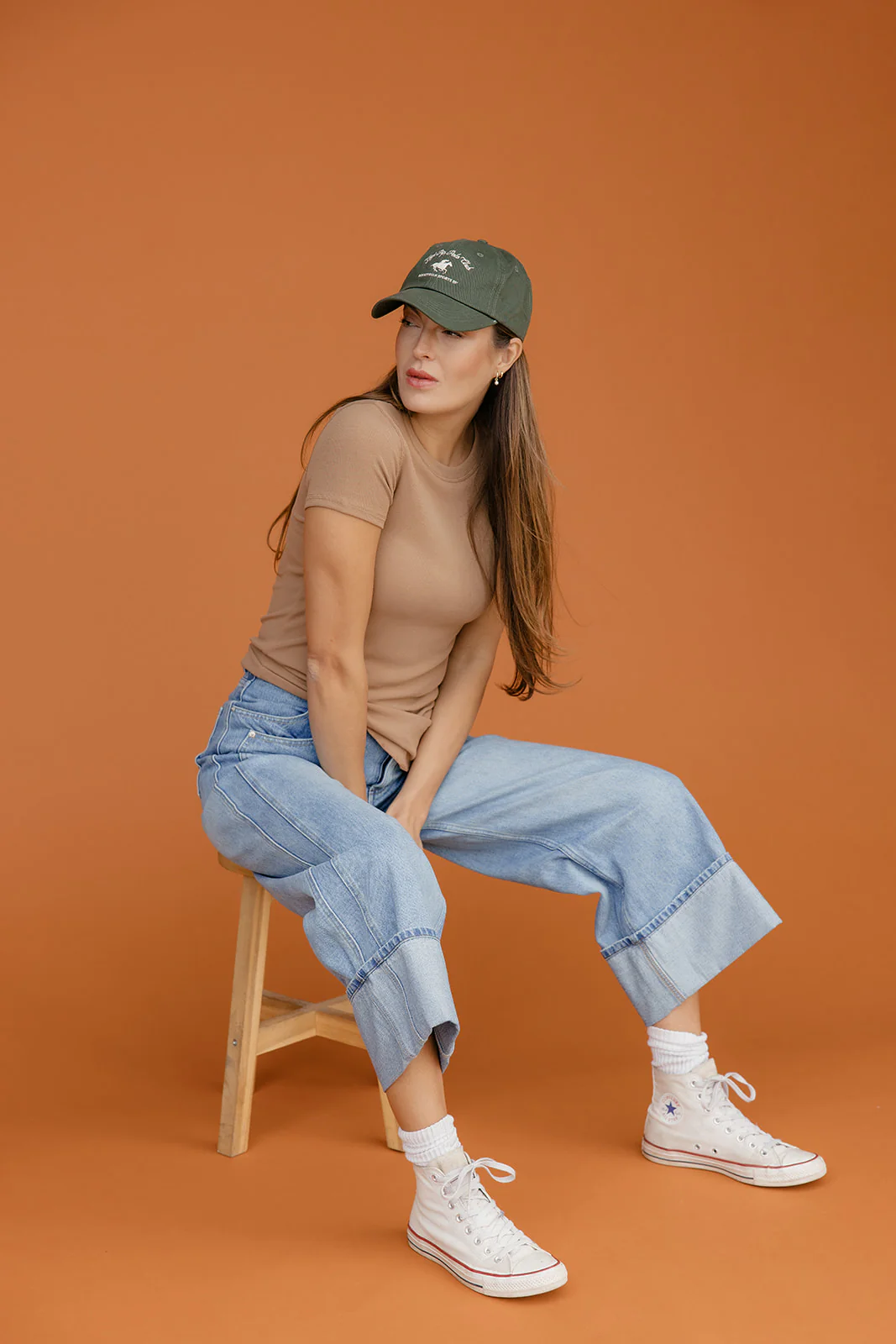 Easy Day Wide Leg Cuffed Jeans - Image 6