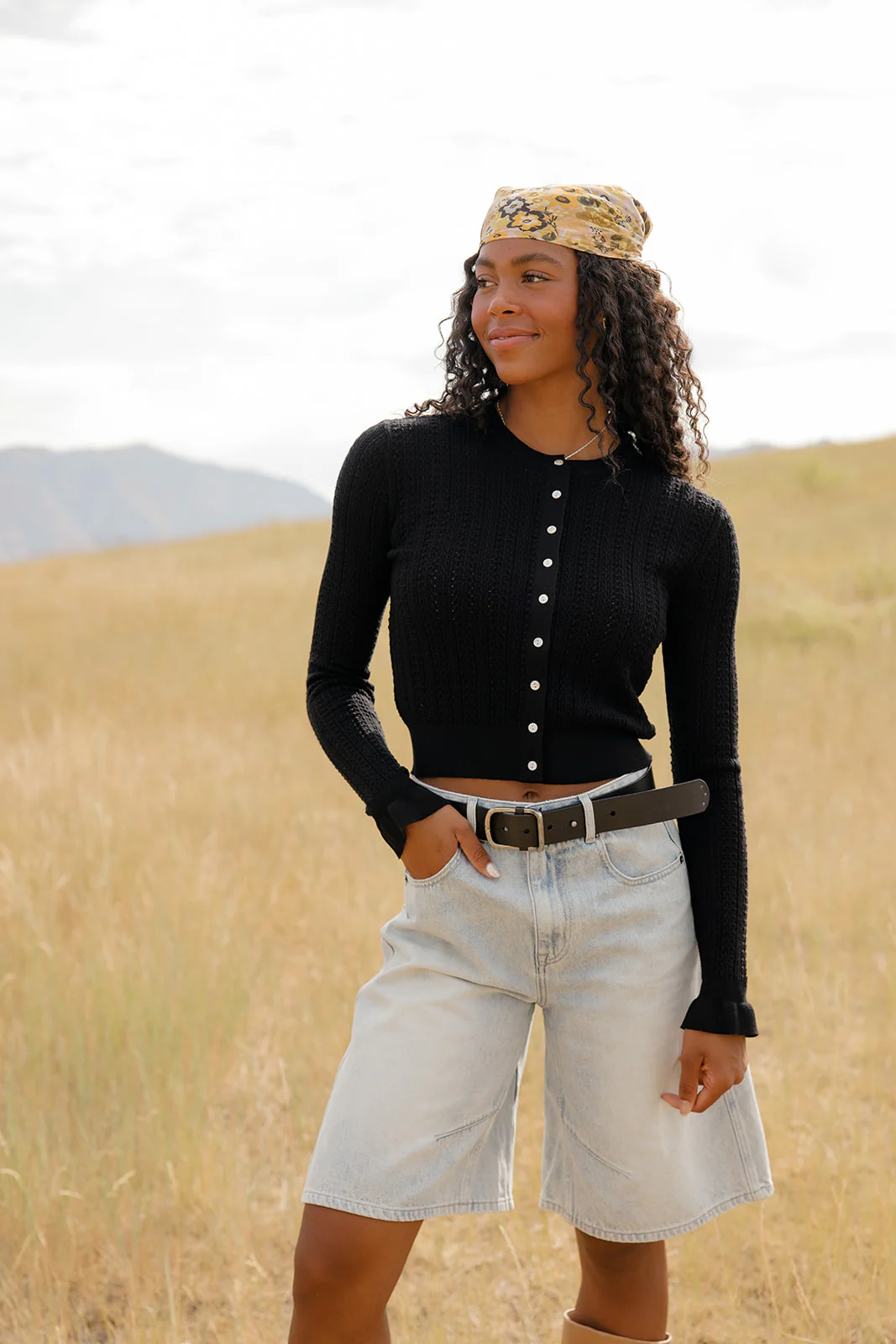 Edith Ruffle Cardigan - Image 2