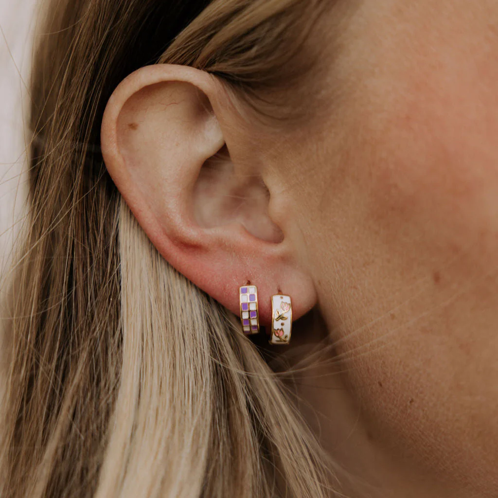 Eloise Tea Cup Hoops - Image 4