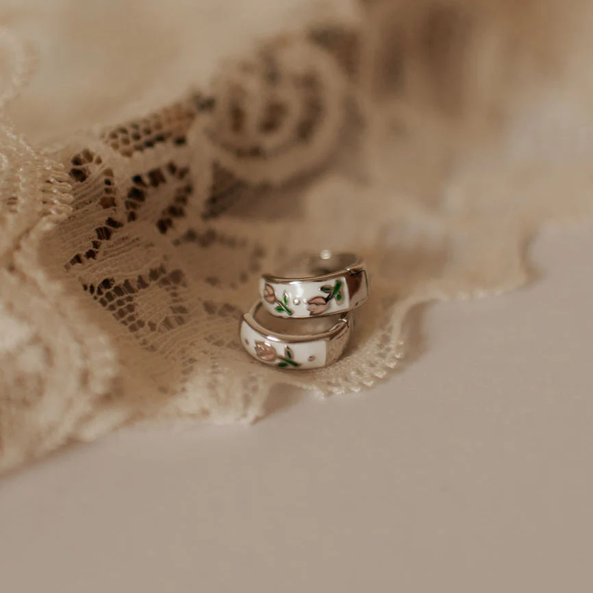 Eloise Tea Cup Hoops - Image 5