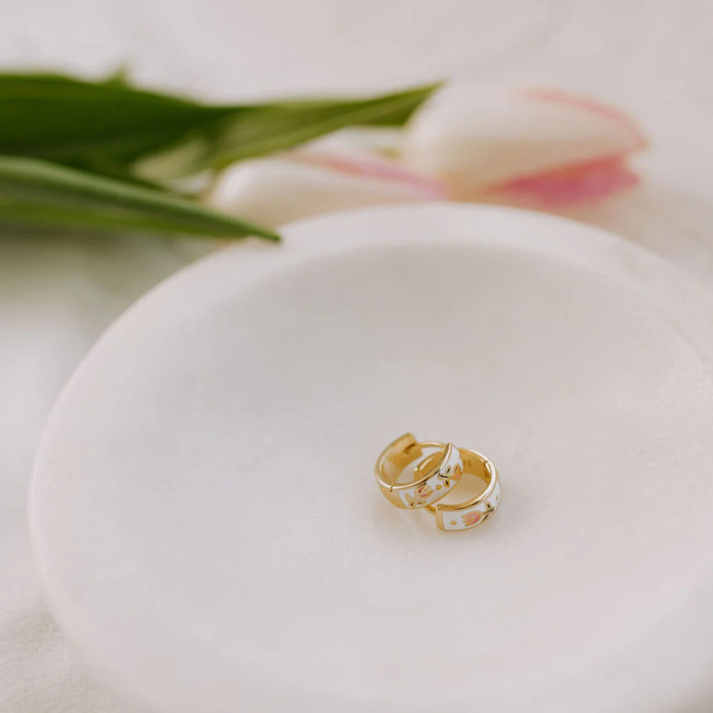 Eloise Tea Cup Hoops - Image 7