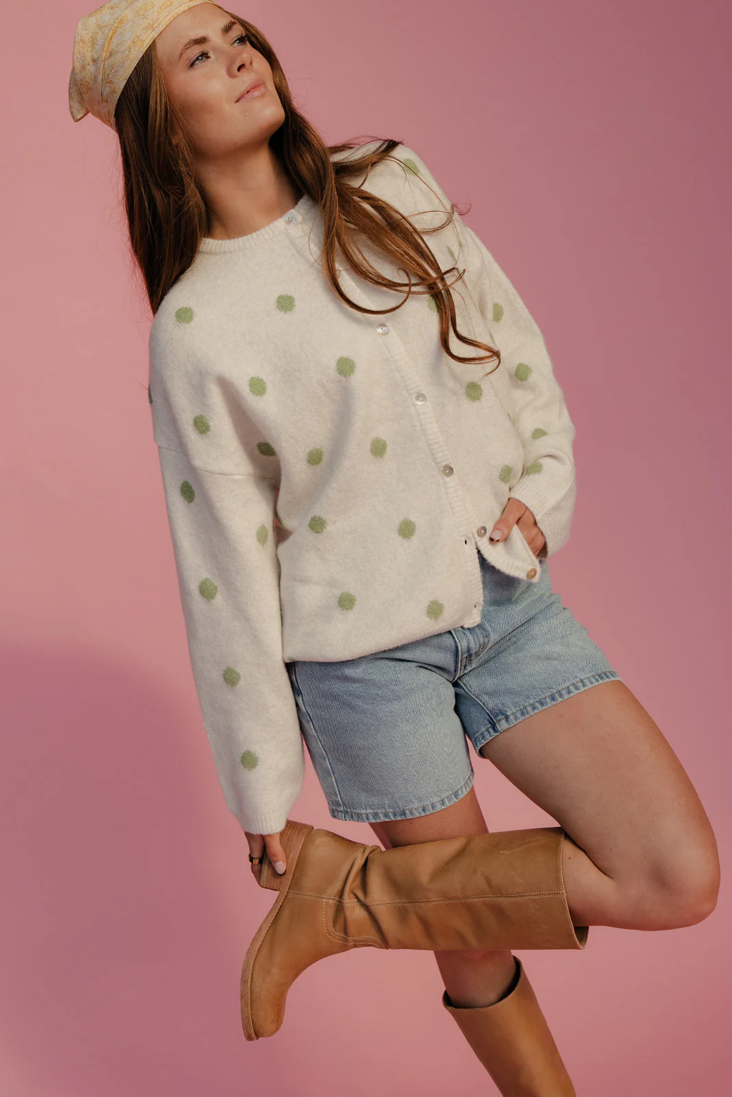 Emily Elizabeth Dot Cardigan