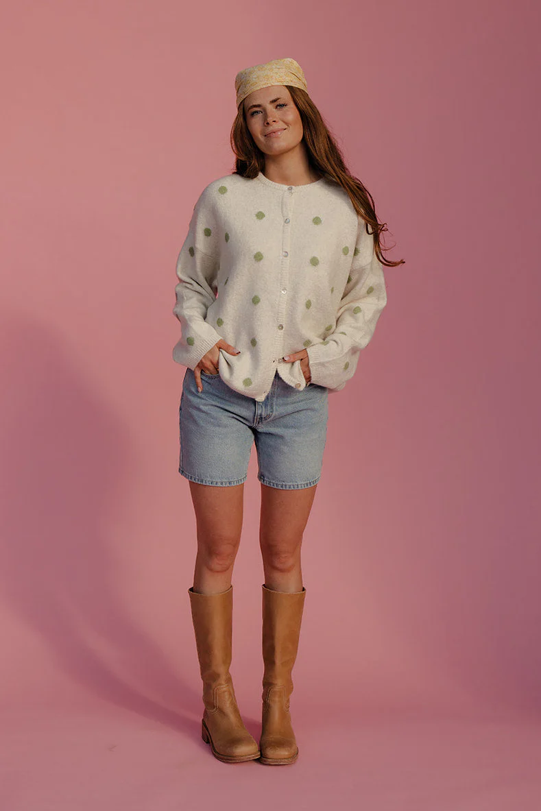 Emily Elizabeth Dot Cardigan - Image 2