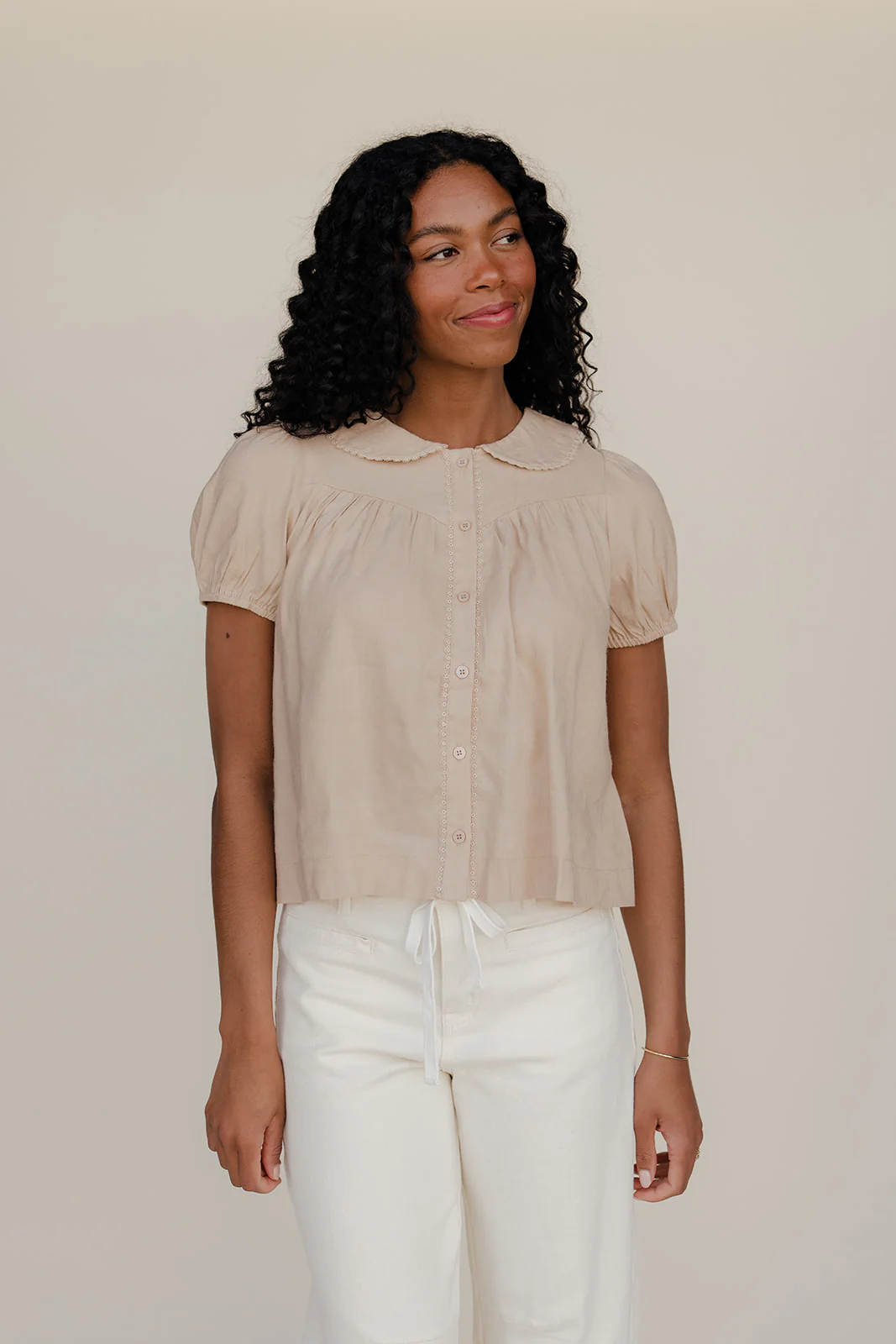 Estella Collared Blouse - Image 3