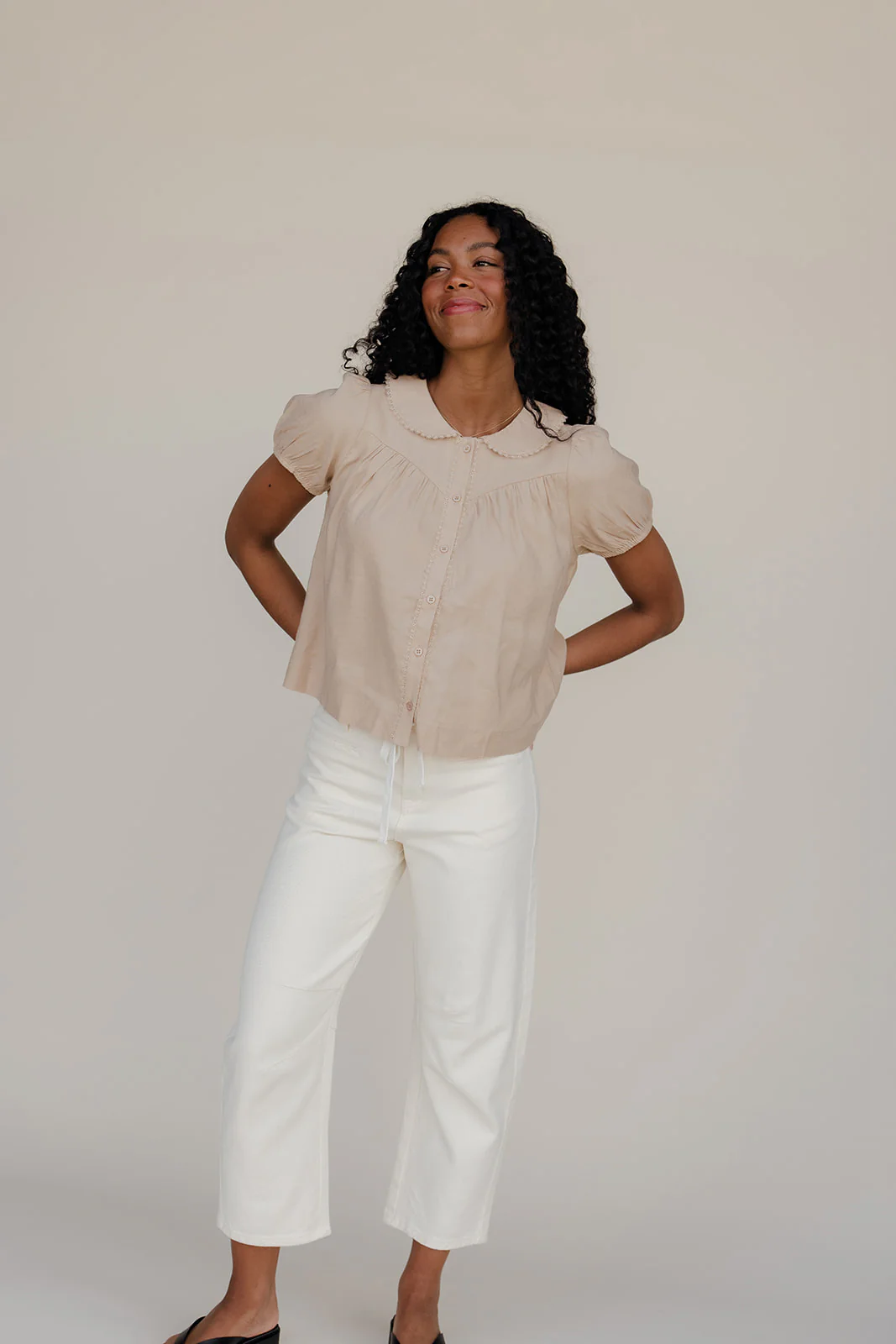 Estella Collared Blouse - Image 7