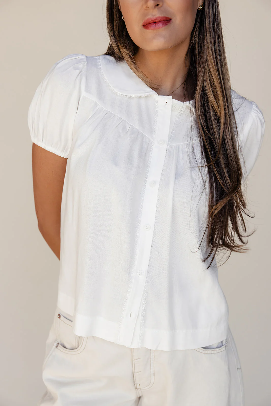 Estella Collared Blouse - Image 8