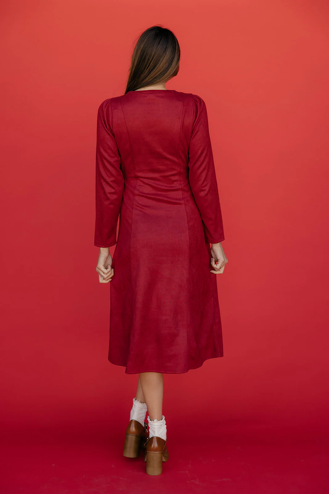 Evelyn Button Dress - Image 5