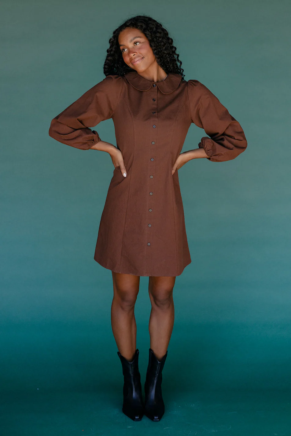 Evermore Collared Mini Dress