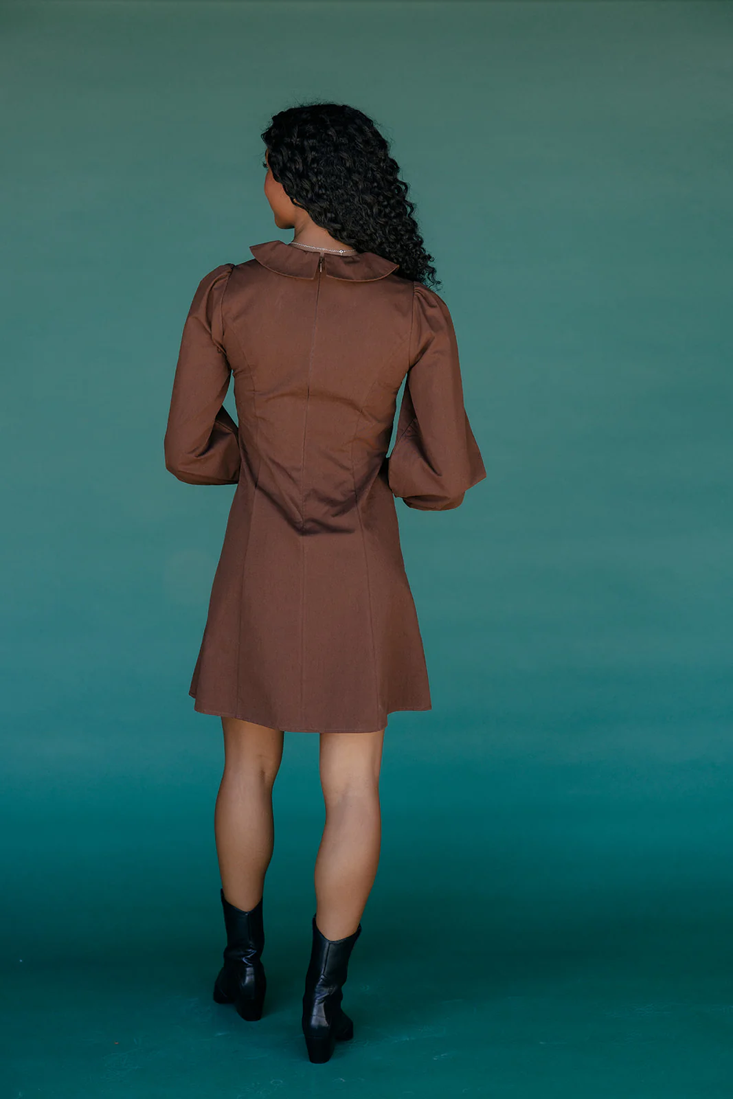 Evermore Collared Mini Dress - Image 4