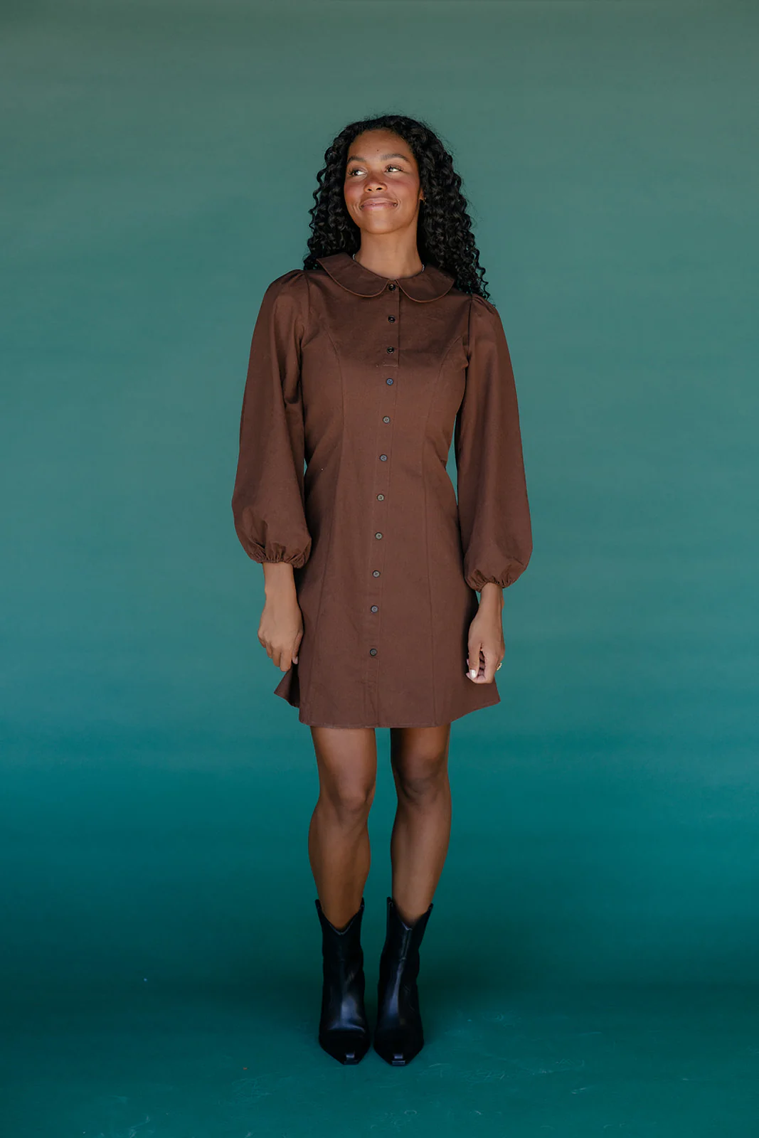 Evermore Collared Mini Dress - Image 5