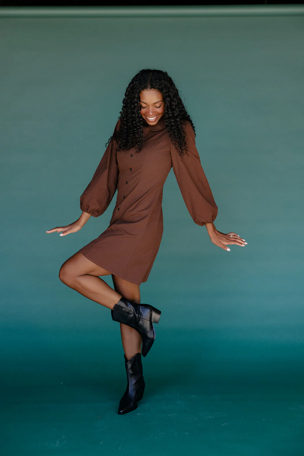 Evermore Collared Mini Dress - Image 7