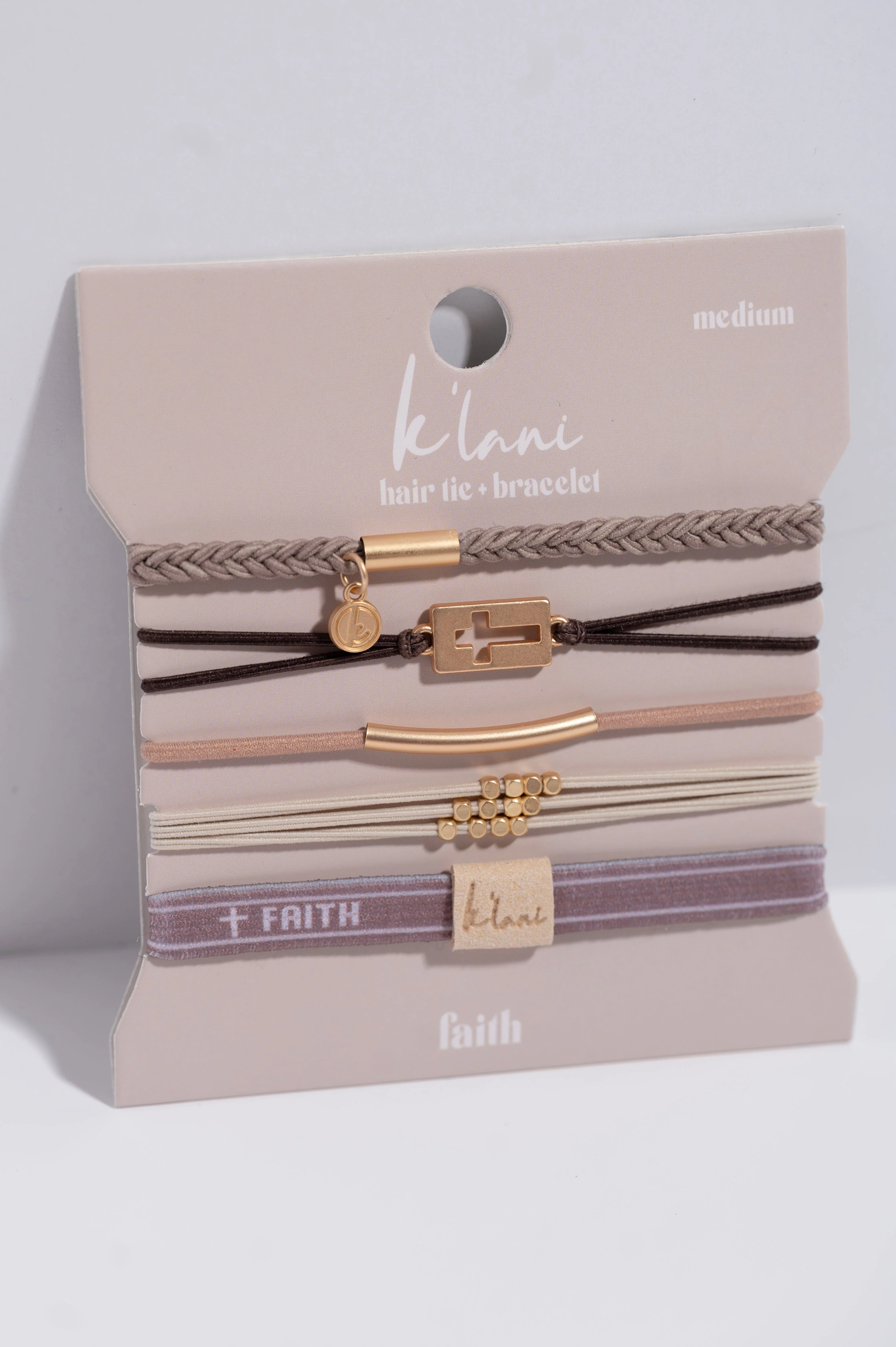 Faith - Hair Tie Bracelet - Image 4