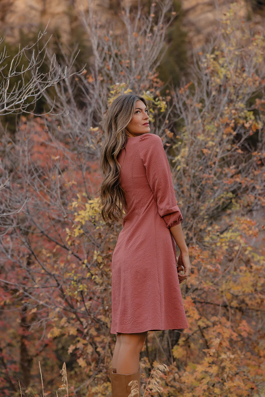 Faye Zip Midi Dress - Image 2