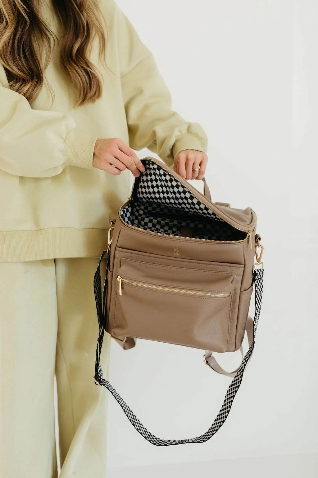 ff Diaper Bag | Taupe - Image 11