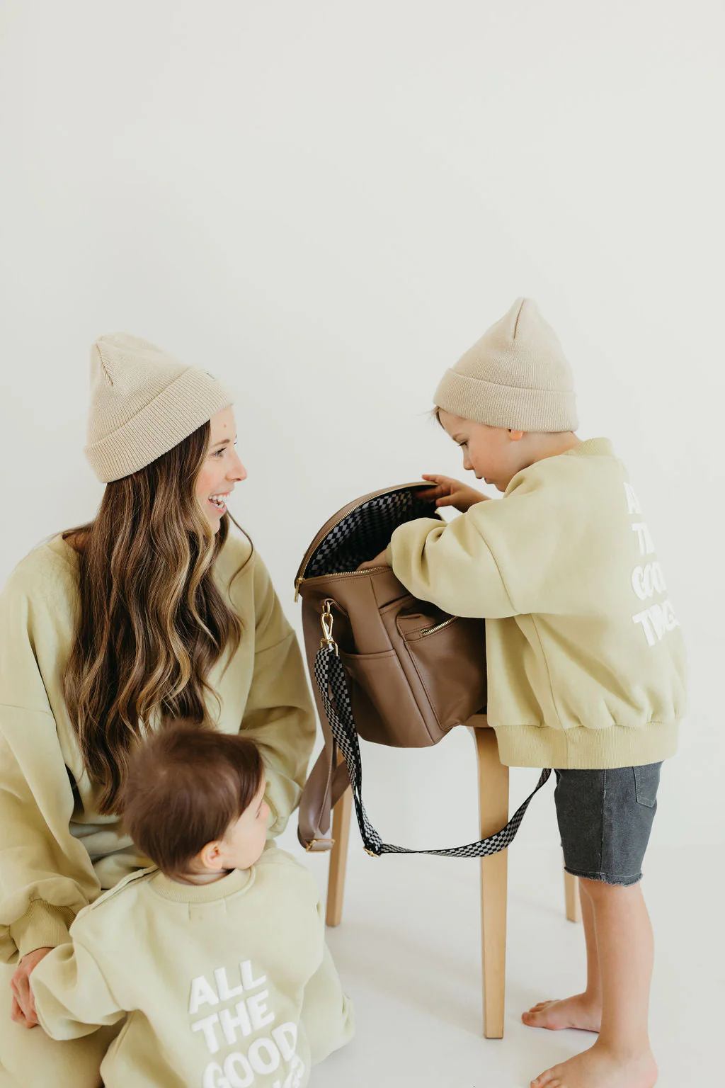 ff Diaper Bag | Taupe - Image 12