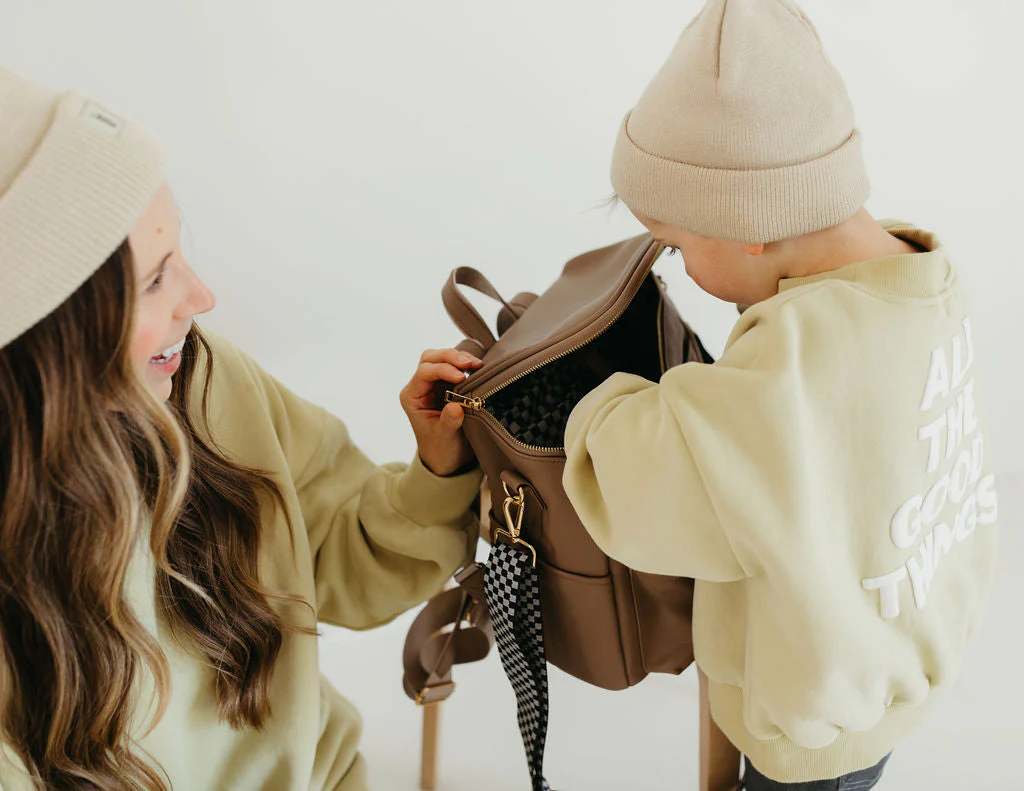 ff Diaper Bag | Taupe - Image 14