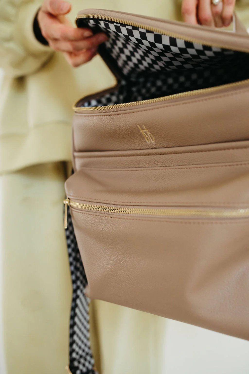 ff Diaper Bag | Taupe - Image 3