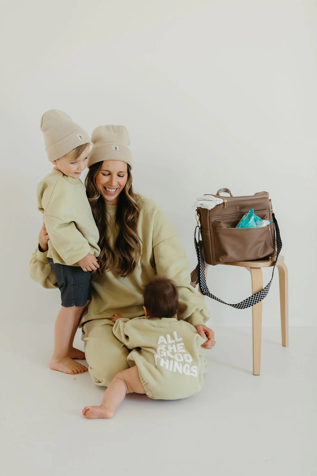 ff Diaper Bag | Taupe - Image 6