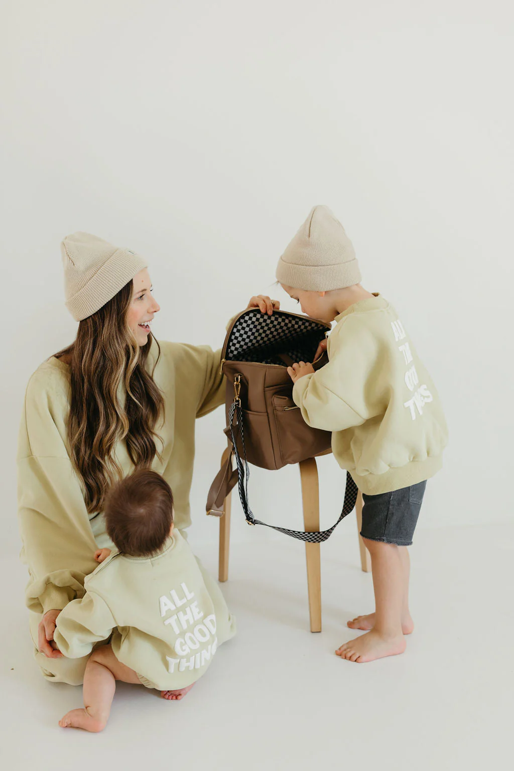 ff Diaper Bag | Taupe - Image 8