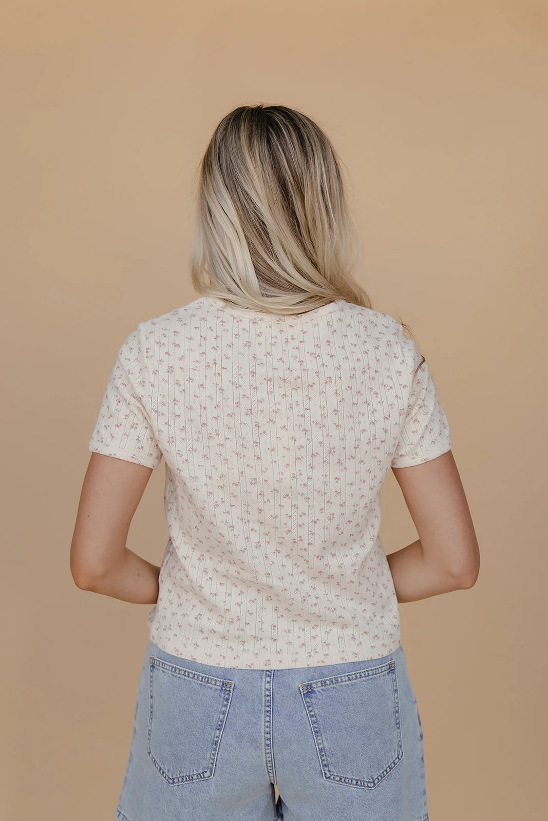 Field of Roses Floral Tee - Image 3
