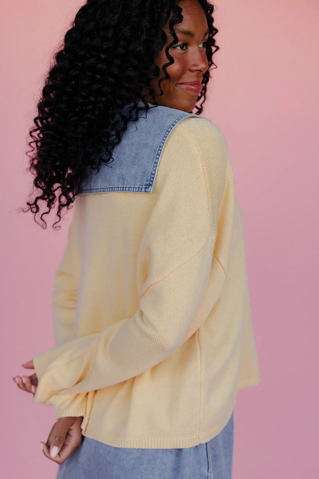 First Light Balloon Sleeve Cardi - Image 2