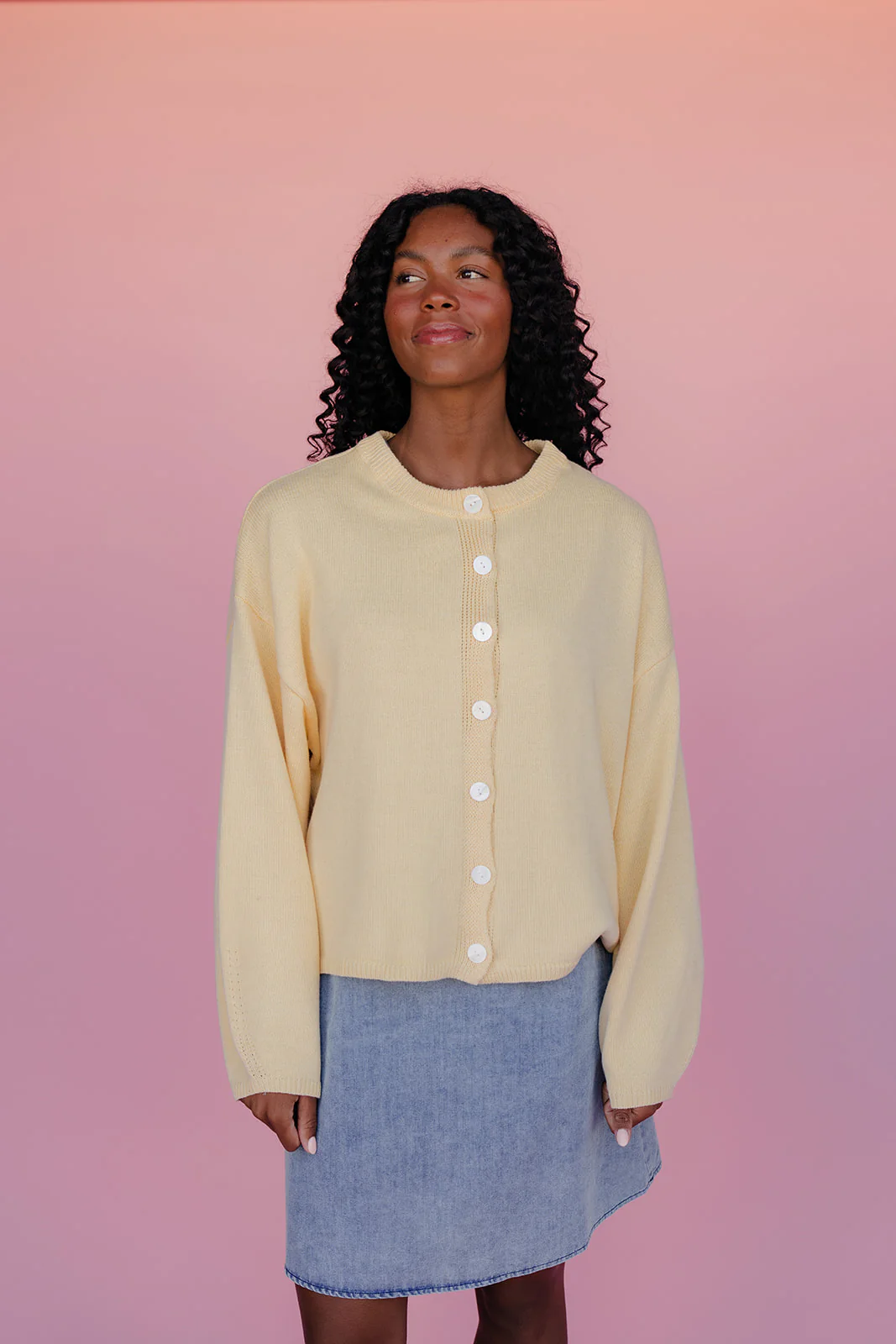 First Light Balloon Sleeve Cardi - Image 4