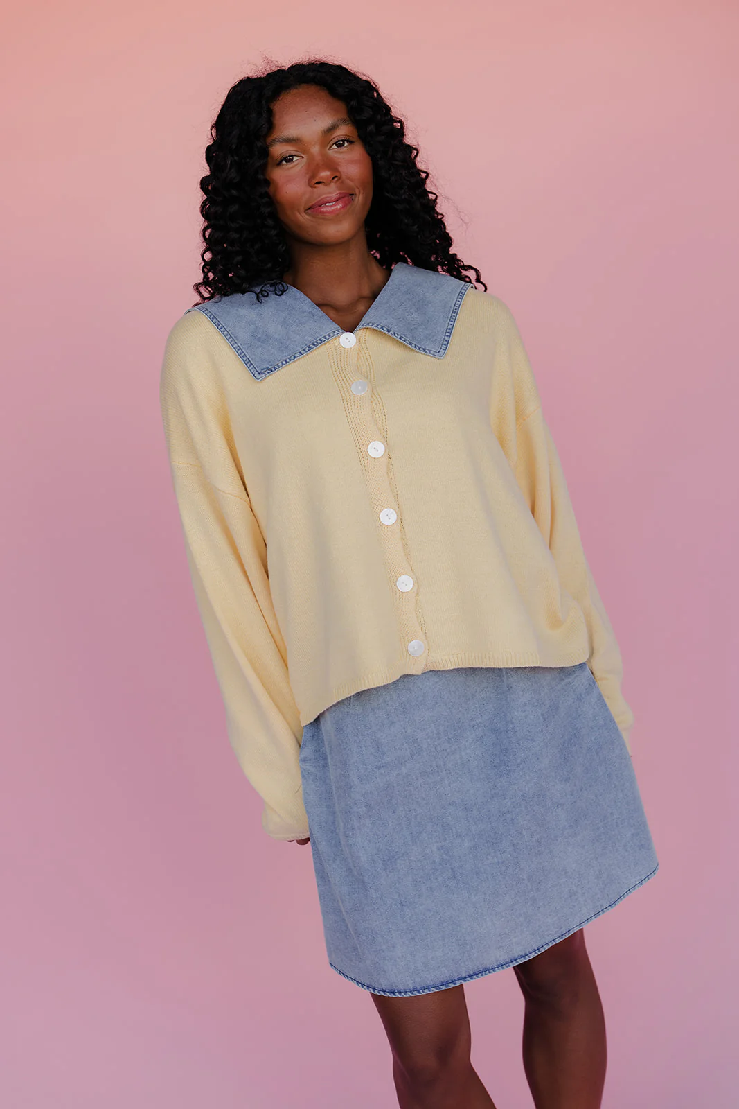 First Light Balloon Sleeve Cardi - Image 6