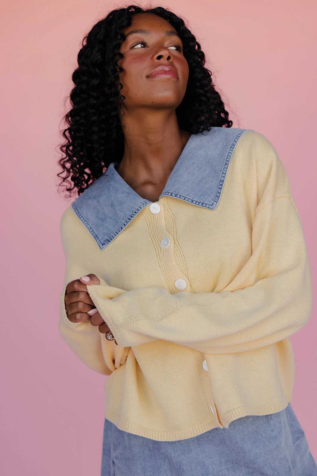First Light Balloon Sleeve Cardi - Image 8