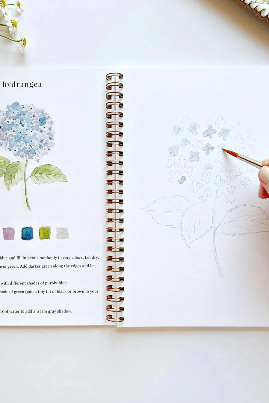 Flowers Watercolor Workbook - Image 4