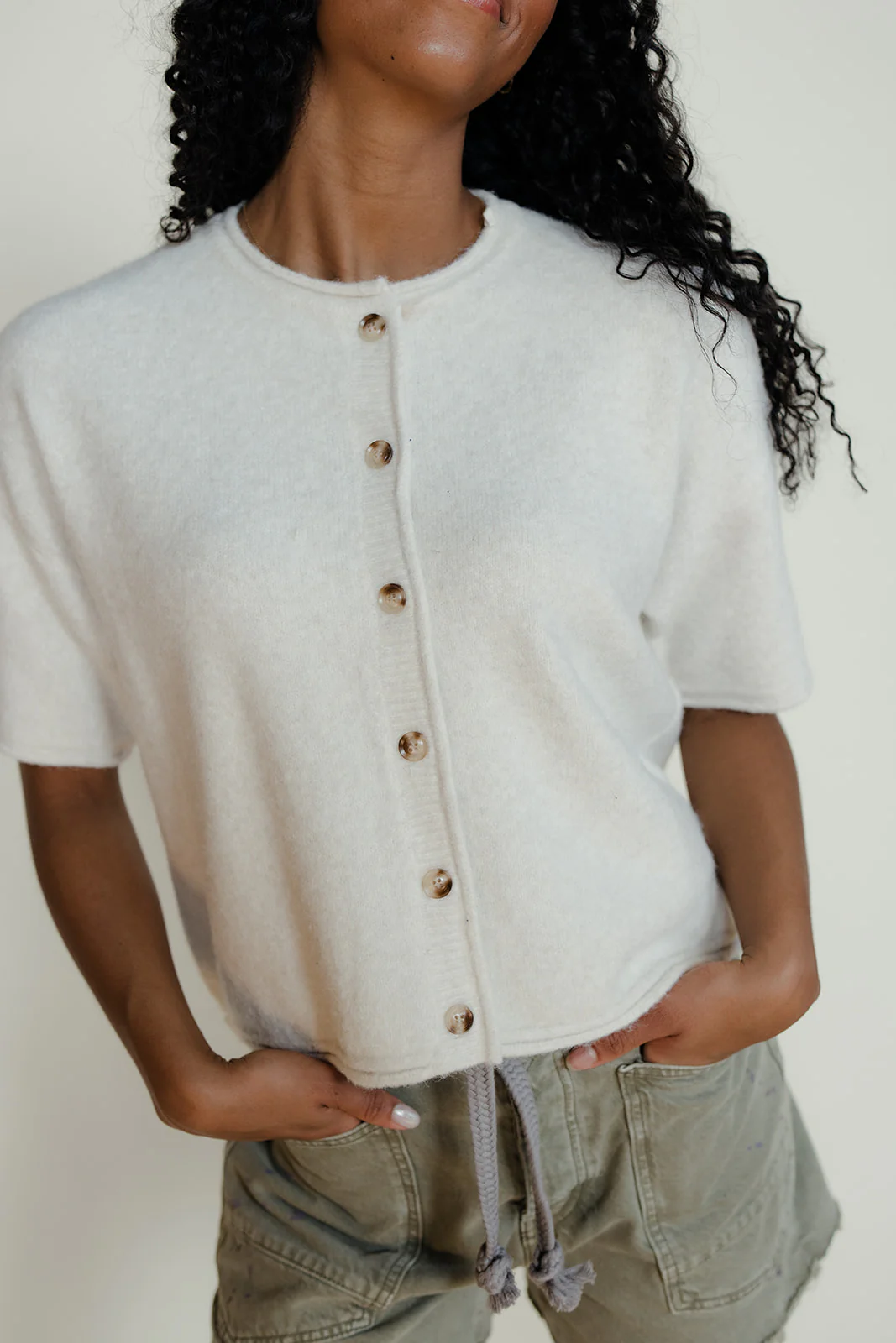 Foundations Short Sleeve Cardigan - Image 2